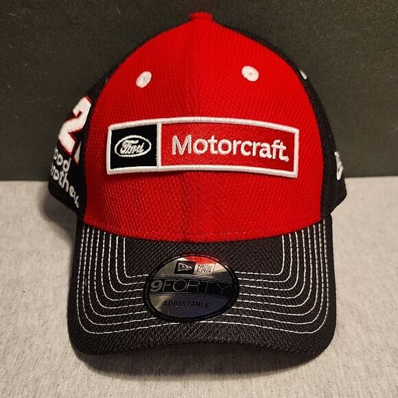Nascar New Era Ford Motorcraft 21 Blaney Velcroback Hat - New - Picture 1 of 9